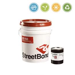 Bucket of StreetBond SB150 Pavement Coating