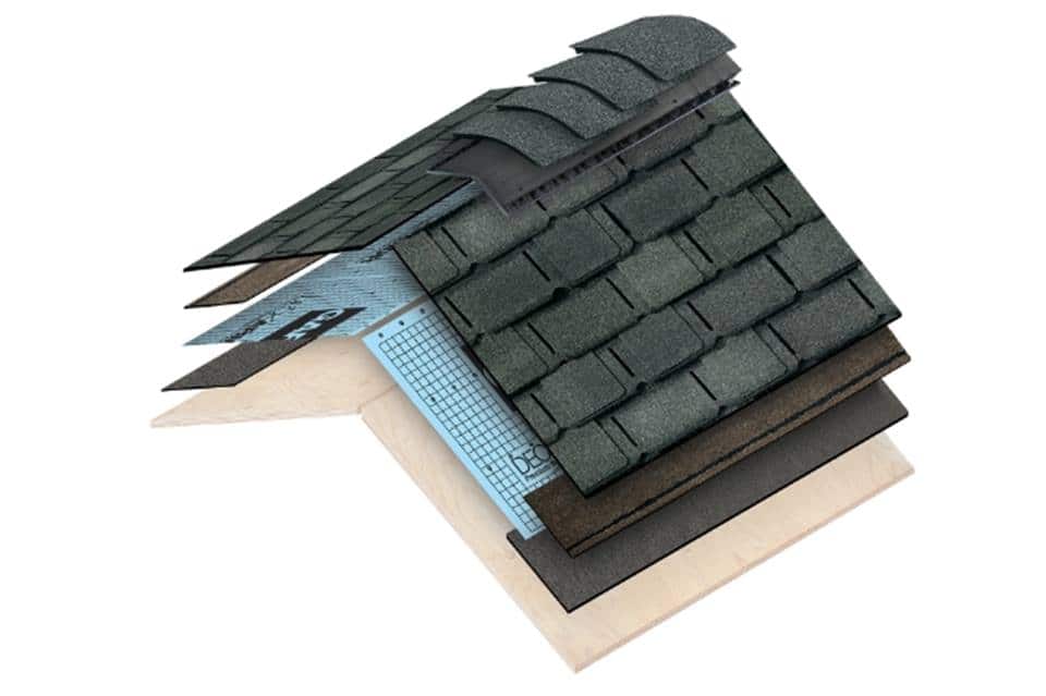 Lifetime roofing system roof image with underlayment