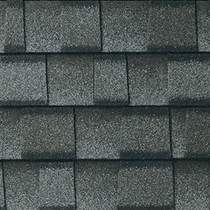 The new Timberline UHDZ shingle swatch, our premium laminate shingle with GAF's best warranties.