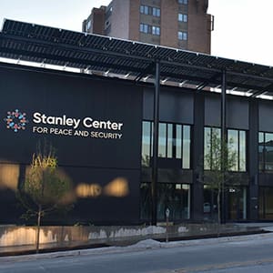 The Stanley Center for Peace and Security in Iowa with new EverGuard roofing materials by GAF.