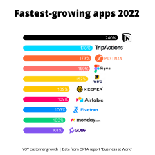 Ten fastest-growing apps in 2022 (including some you don’t know)