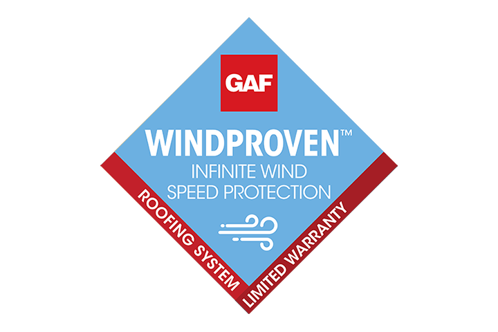 GAF WindProven Limited Warranty diamond Logo